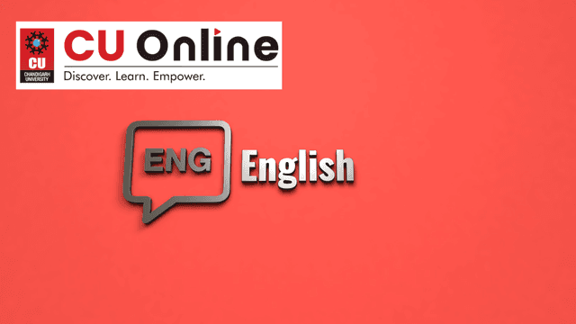 Online MA English - Chandigarh University