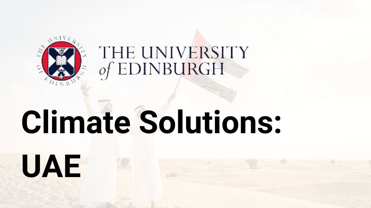 UAE Climate Solutions: Tackle Climate Change