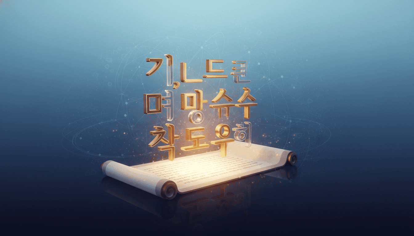 The Korean Alphabet: An Introduction to Hangeul