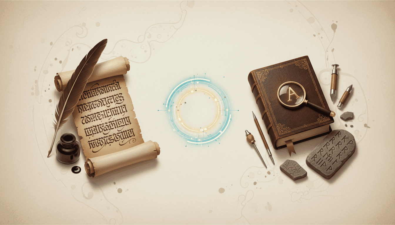 Calligraphy & Paleography: Spaces for Study & Practice