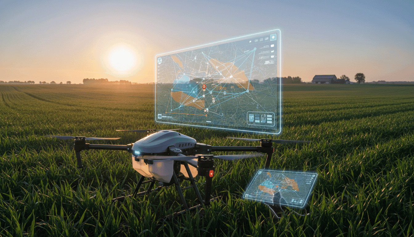 Agricultural Drone Mission Planning