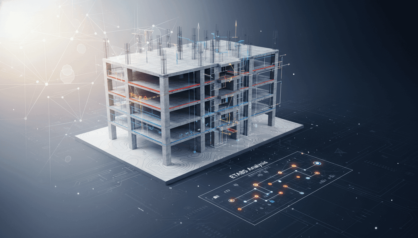 Structural scheme setting and ETABS Analysis of RCC Building