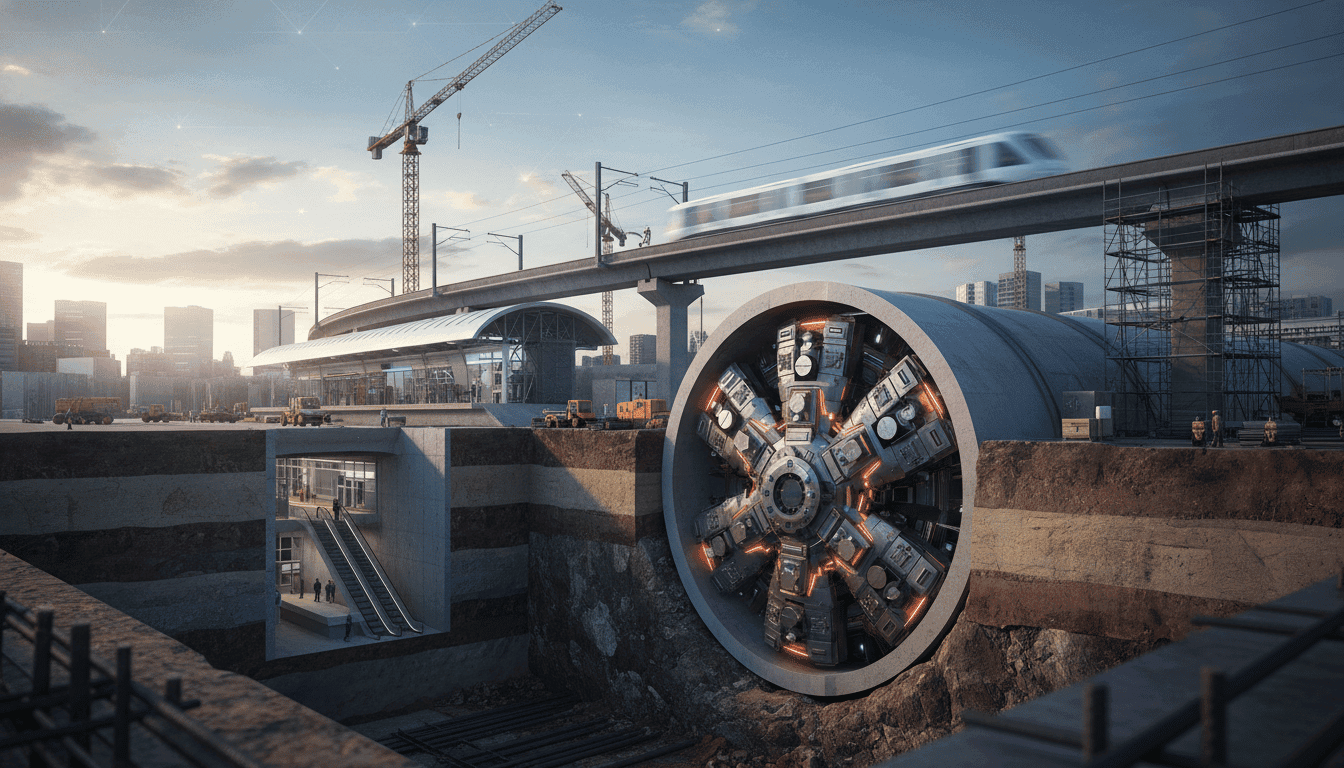 Construction of Metro Rail Systems
