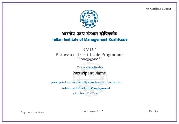 Sample Degree Certificate