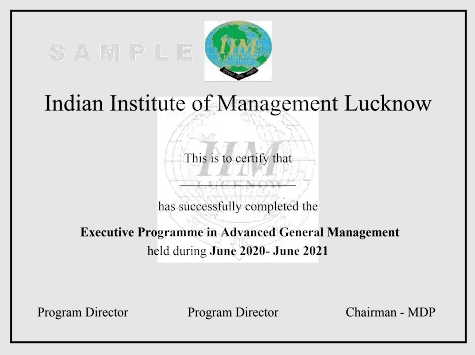 Sample Degree Certificate