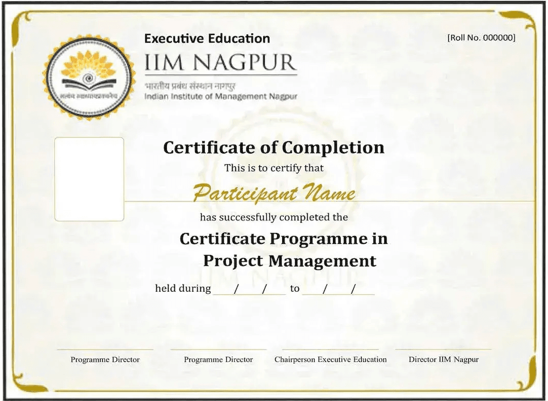 Sample Degree Certificate