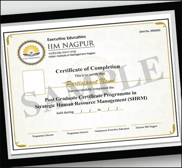 Sample Degree Certificate