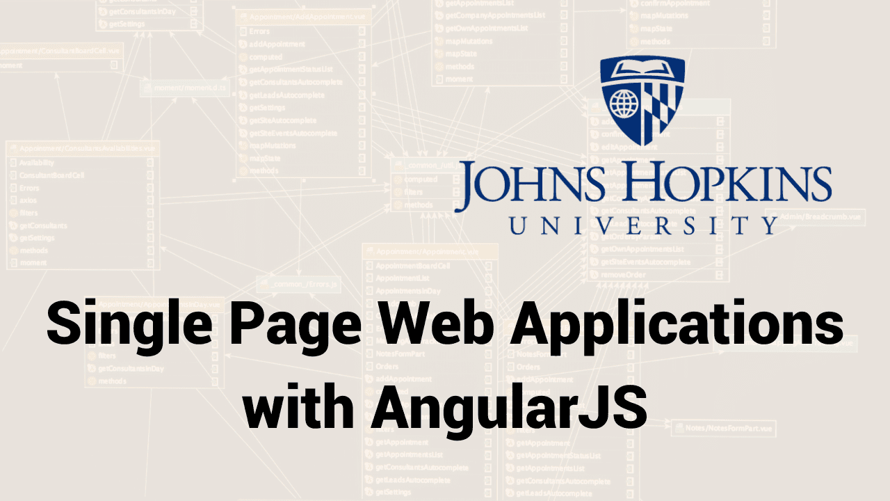 Single Page Web Applications with AngularJS