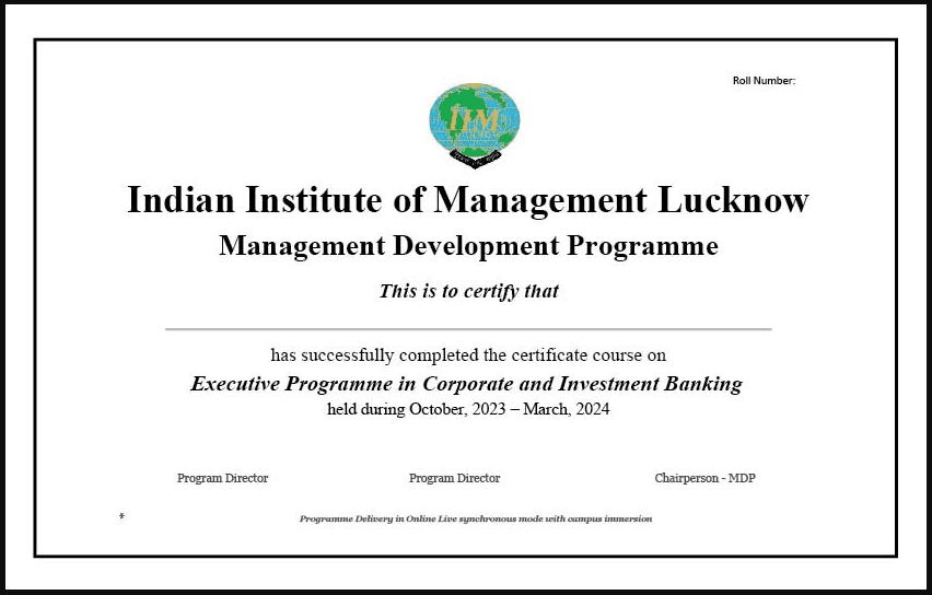 Sample Degree Certificate