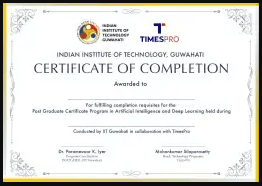 Sample Degree Certificate
