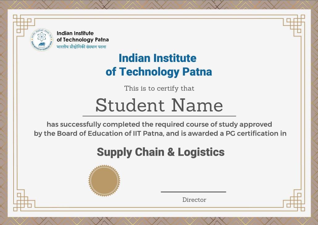 Sample Degree Certificate