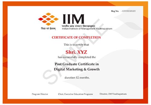Sample Degree Certificate