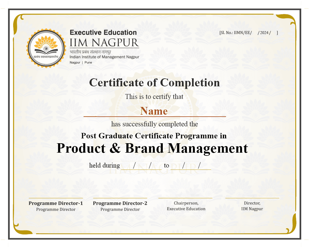 Sample Degree Certificate