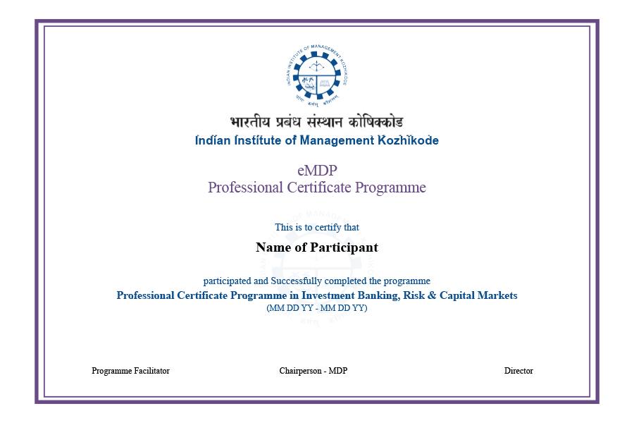 Sample Degree Certificate