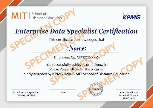 Sample Degree Certificate
