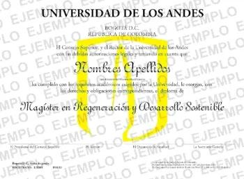 Sample Degree Certificate