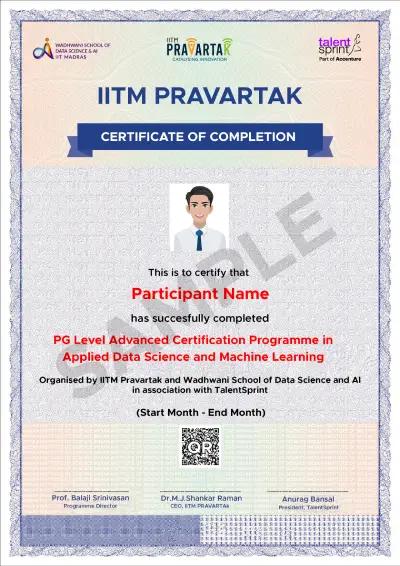 Sample Degree Certificate