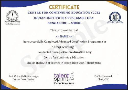 Sample Degree Certificate