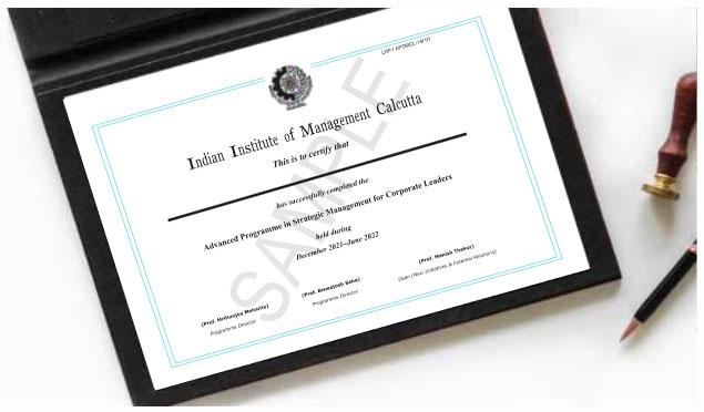 Sample Degree Certificate