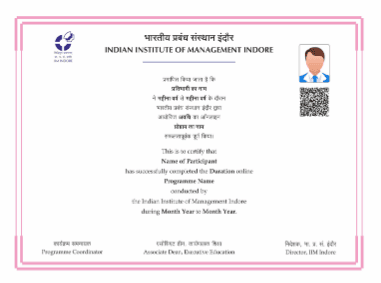 Sample Degree Certificate