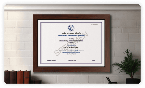 Sample Degree Certificate